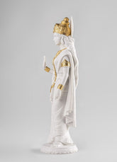 Sita Sculpture, Golden Luster